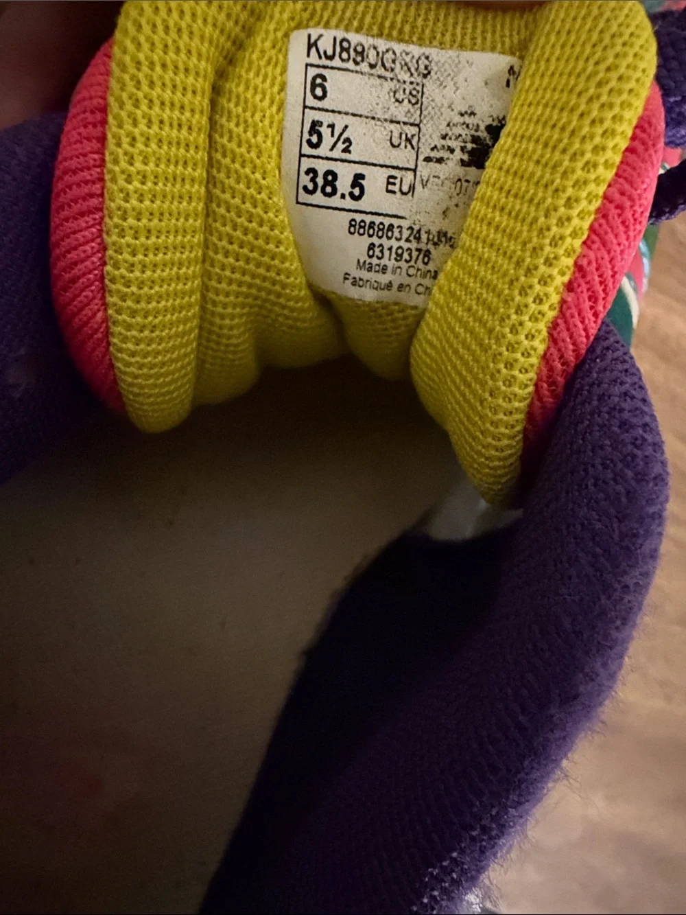 New Balance Kids Colorful Sneakers - Pink, Orange, Purple, Blue & Green